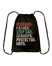 Husband - Father - Step Dad - Grandpa - v1 Drawstring Bag tile