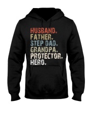 Husband - Father - Step Dad - Grandpa - v1 Hooded Sweatshirt tile