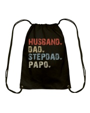 Husband - Dad - Stepdad - Papo Drawstring Bag tile