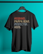 Husband-Pappa Bear-Protector-Hero Classic T-Shirt lifestyle-mens-crewneck-front-3