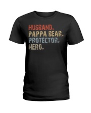 Husband-Pappa Bear-Protector-Hero Ladies T-Shirt tile