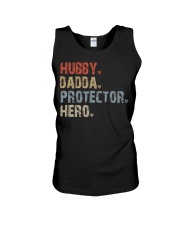 Hubby-Dadda-Protector-Hero Unisex Tank tile