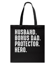 husband-bonus-dad-protector-hero Tote Bag tile