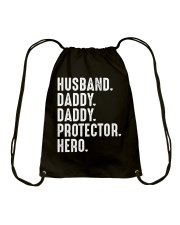 Daddy - Protector - Hero Drawstring Bag tile