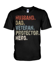Veteran - Protector Hero V-Neck T-Shirt tile
