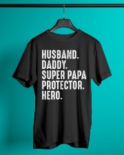 Super Papa - Protector - Hero Classic T-Shirt lifestyle-mens-crewneck-front-3