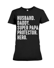 Super Papa - Protector - Hero Premium Fit Ladies Tee tile