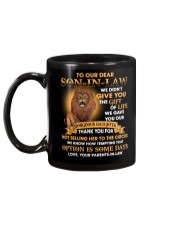 To our Son-in-law - Love Parents-in-law Mug back
