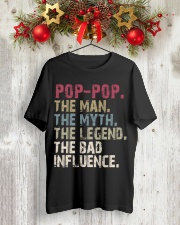 Pop-Pop - The Legend - vMA22 Classic T-Shirt lifestyle-holiday-crewneck-front-2