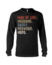 Man Of God-Husband-Daddy-Provider-Hero Long Sleeve Tee tile