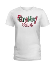 Grammy Claus Christmas Art Ladies T-Shirt thumbnail