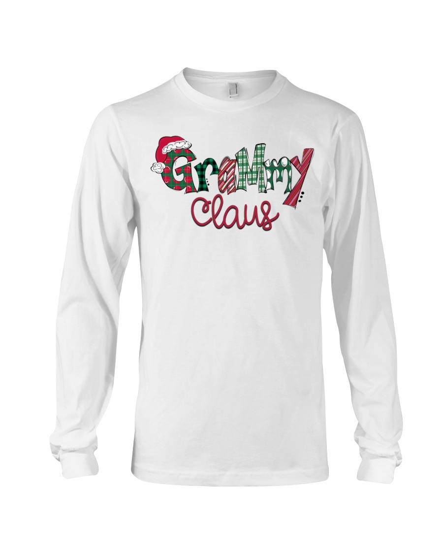 Grammy Claus Christmas Art Long Sleeve Tee