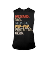 Husband-Dad-Step-Dad-Pop-Pop-Protector-Hero Sleeveless Tee tile