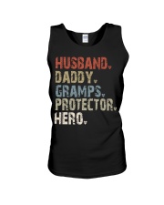 husband-daddy-gramps-protector-hero Unisex Tank tile