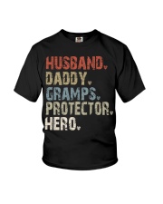 husband-daddy-gramps-protector-hero Youth T-Shirt tile