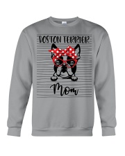 Boston Terrier Mom Crewneck Sweatshirt tile