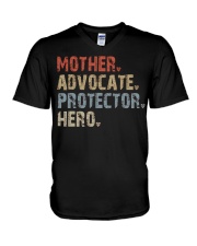 Mother-Advocate-Protector-Hero V-Neck T-Shirt tile