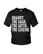 Grandy - The Man The Myth The Legend Youth T-Shirt tile