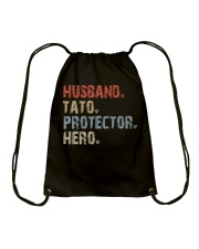 Husband-Tato-Protector-Hero Drawstring Bag tile