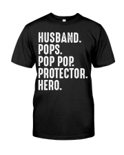 Husband - Pops - Pop pop- Protector - Hero Premium Fit Mens Tee tile