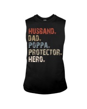 Husband-Dad-Poppa-Protector-Hero Sleeveless Tee tile