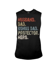 Husband - Dad - Bonus Dad - Protector - Hero Sleeveless Tee tile