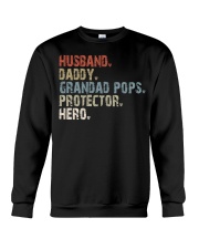 Grandad Pops - Protector Hero Crewneck Sweatshirt tile