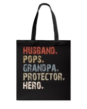 Husband-Pops-Grandpa-Protector-Hero Tote Bag tile