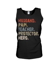 Husband-Papi-Teacher-Protector-Hero Unisex Tank tile