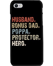 Husband-Bonus Dad-Poppa-Protector-Hero Phone Case tile