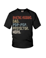 Amazing Husband Dad Pop-Pop Protector Hero Youth T-Shirt tile