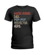 Amazing Husband Dad Pop-Pop Protector Hero Ladies T-Shirt tile