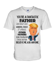 You're a Fantastic Father V-Neck T-Shirt tile