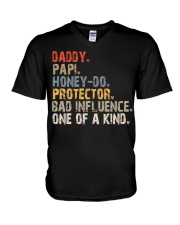Daddy-Papi-Honey-Do-Protector-Bad-Influence V-Neck T-Shirt tile