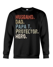 husband-dad-papat-protector-hero Crewneck Sweatshirt tile
