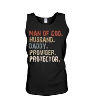 Man Of God-Husband-Daddy-Provider-Protector Unisex Tank tile