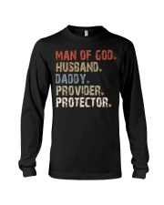 Man Of God-Husband-Daddy-Provider-Protector Long Sleeve Tee tile