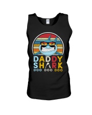 Daddy shark Unisex Tank tile