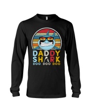 Daddy shark Long Sleeve Tee tile