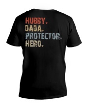 Hubby-Dada-Protector-Hero V-Neck T-Shirt tile