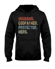 Husband - Godfather - Protector - Hero Hooded Sweatshirt tile