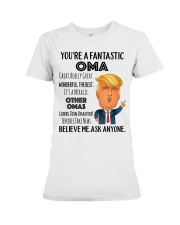 You're a Fantastic Oma Premium Fit Ladies Tee tile