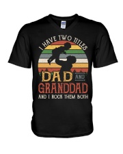 Dad And Granddad V-Neck T-Shirt tile