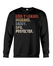 Godly Leader-Husband-Daddy-Opa-Protecter Crewneck Sweatshirt tile