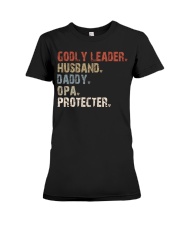 Godly Leader-Husband-Daddy-Opa-Protecter Premium Fit Ladies Tee tile