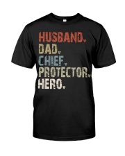 husband-dad-chief-protector-hero Premium Fit Mens Tee tile
