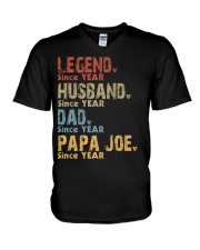 Dad Papa Joe - n61 V-Neck T-Shirt tile