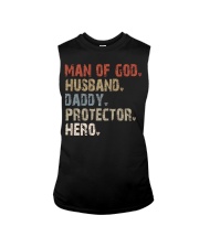 Man Of God-Husband-Daddy-Protector-Hero Sleeveless Tee tile