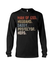 Man Of God-Husband-Daddy-Protector-Hero Long Sleeve Tee tile