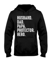 husband-dad-papa-protector-hero Hooded Sweatshirt tile